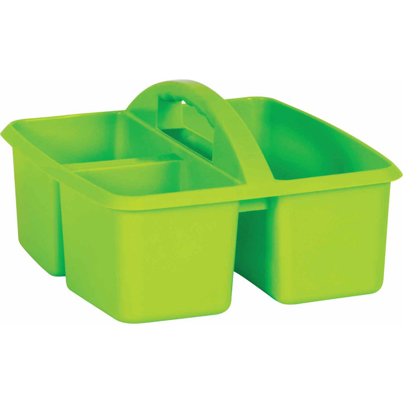 Rebrilliant Plastic Decorative Bin, Lime