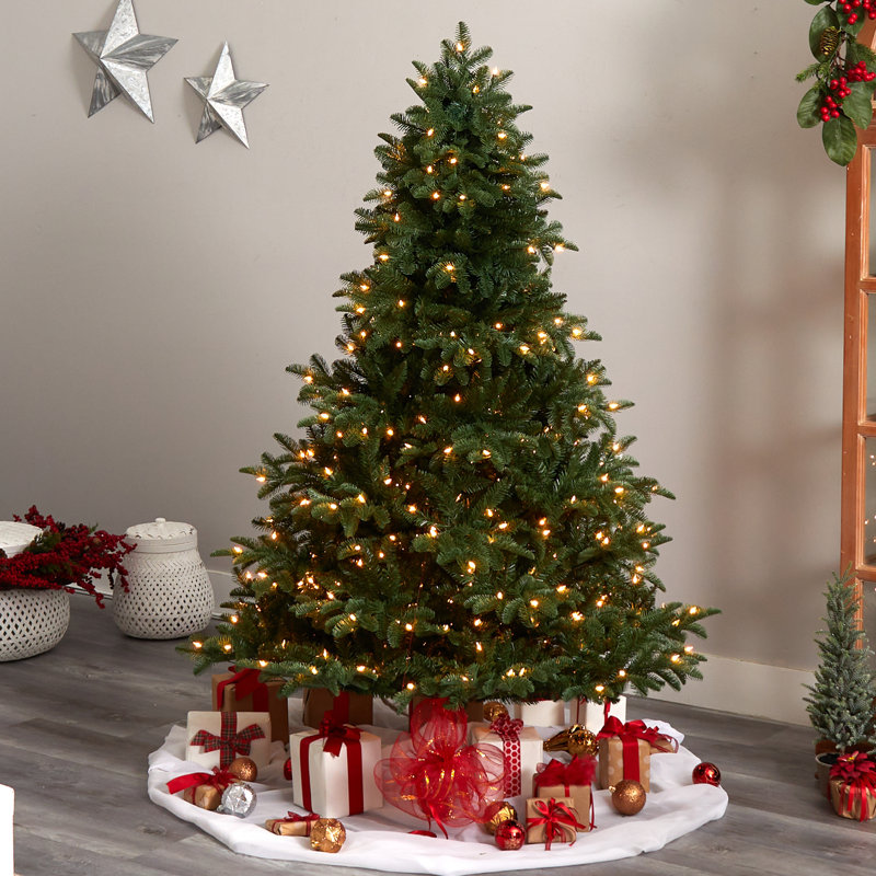 Lighted Artificial Christmas Tree, 6' H