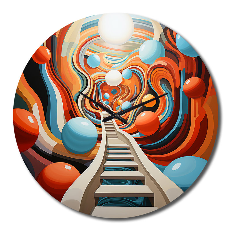 Connla - Horloge murale abstraite, Grand