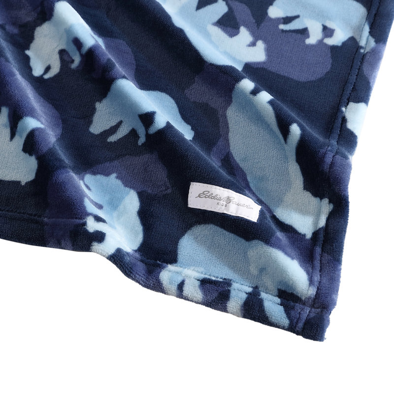 Camp Camo Fleece Throw