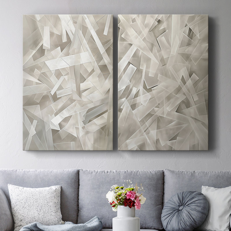 ABSTRACT Series LV-Premium Gallery Wrapped Canvas -Ready to Hang, 18" H x 24" W