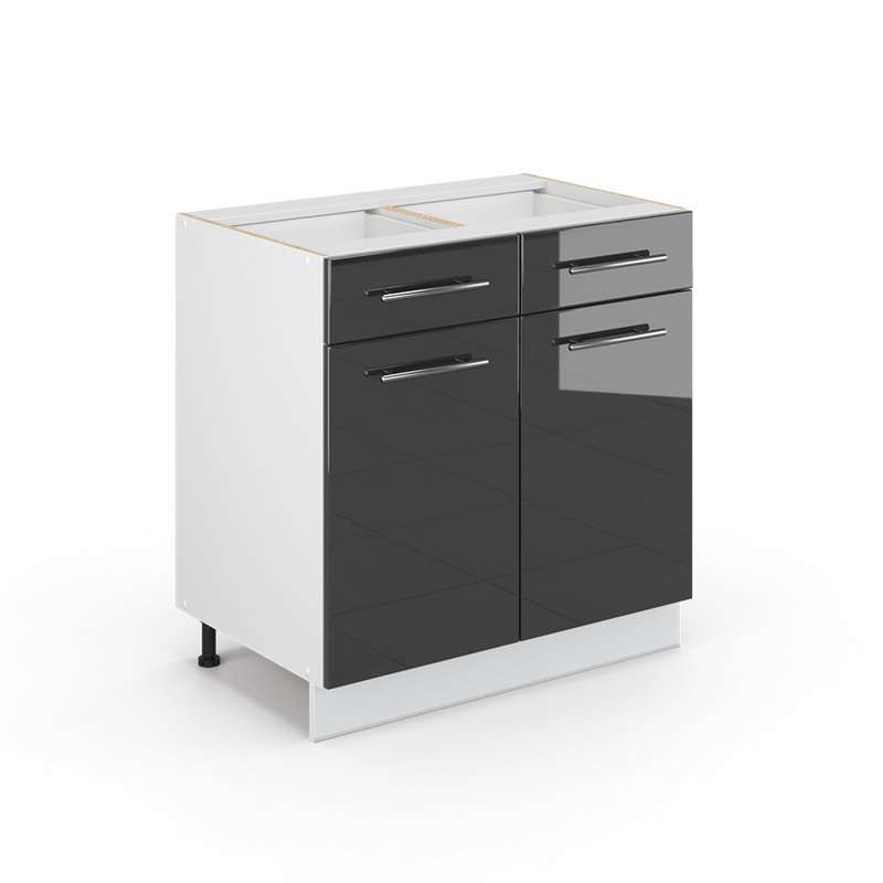 Bane Glossy Base Unit, Anthracite/White