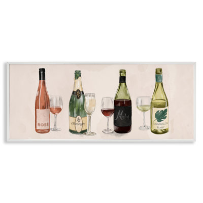 " Various Wine Champagne Bottles " by The Saturday Evening Post