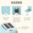 HADEN Heritage Turquoise Bundle with 2-Slice Toaster and Coffee Maker