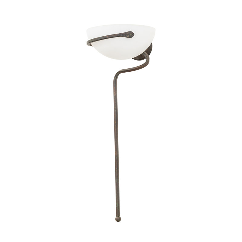12.5" Wide Cupula Leaf Wall Sconce