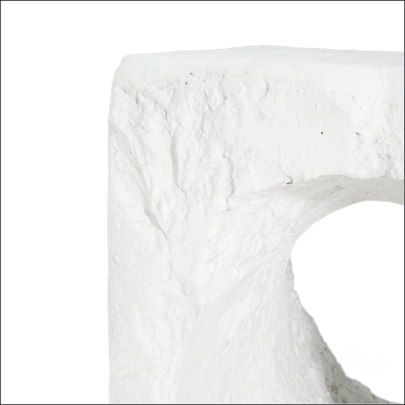 Lyra Outdoor Patio Karst Cave Inspired MGO Side Table, Durable And Versatile For Modern And Natural Settings