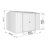 Absco Premier 10' W x 10' D Metal Galvanized Steel Weather Resistant Storage Shed Classic Cream-92300888