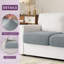 Housse pour causeuse à coussins carrés texturés-354423746