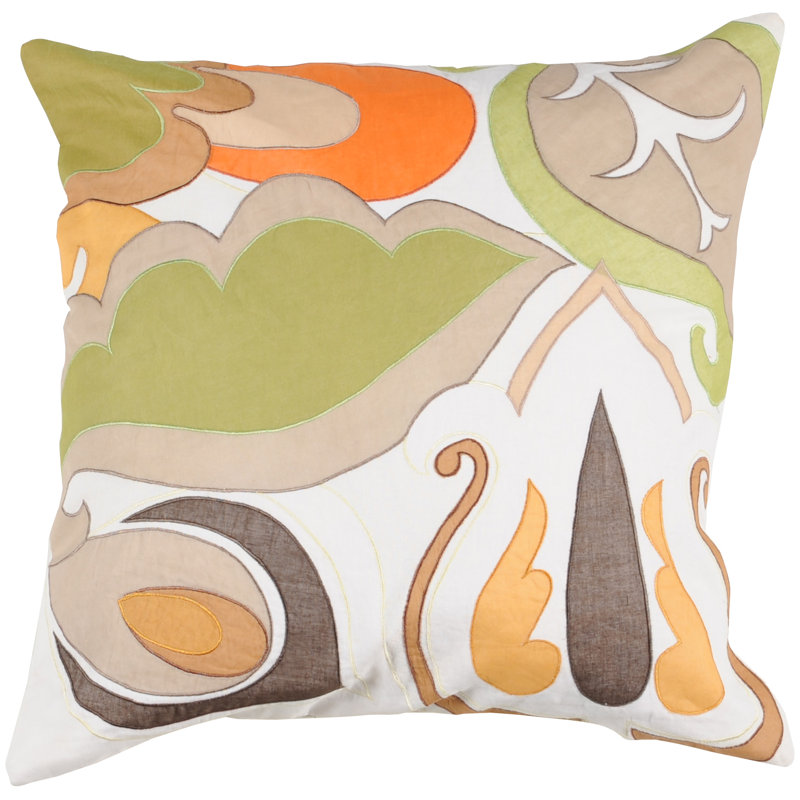  Coussin décoratif en coton Pastel, H 22 po x l 22 po x P 4 po