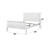 Louis Philippe White Finish 2PCS Bedroom Set (E. King)