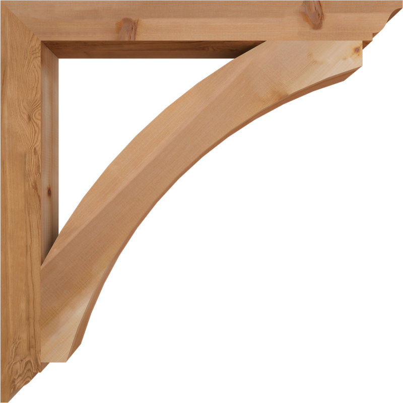 Support traditionnel Thorton, H 40 po x l 3,5 po x P 40 po, Cèdre rouge de l'Ouest (lisse)