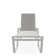 Holna Outdoor Rust-Resistant Metal Chaise Lounge