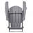 Folding Outdoor Adirondack Chair, HDPE All-Weather, Ergonomic Design for Patio, Deck, Garden, and Balcony