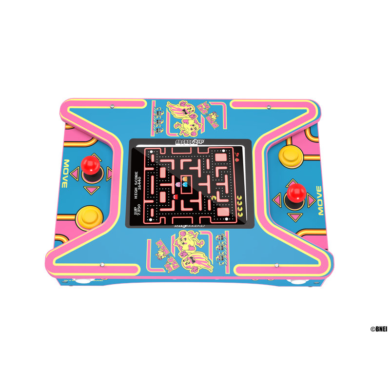 Arcade 1up Mlle Pac-Man Counter-to-Head Countercade 6 jeux en 1
