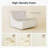 Armless Bean Bag Chair, Memory Foam Couch & Lounger, Fireside Sofa, Bean Bag Floor Chair Compression-115604636