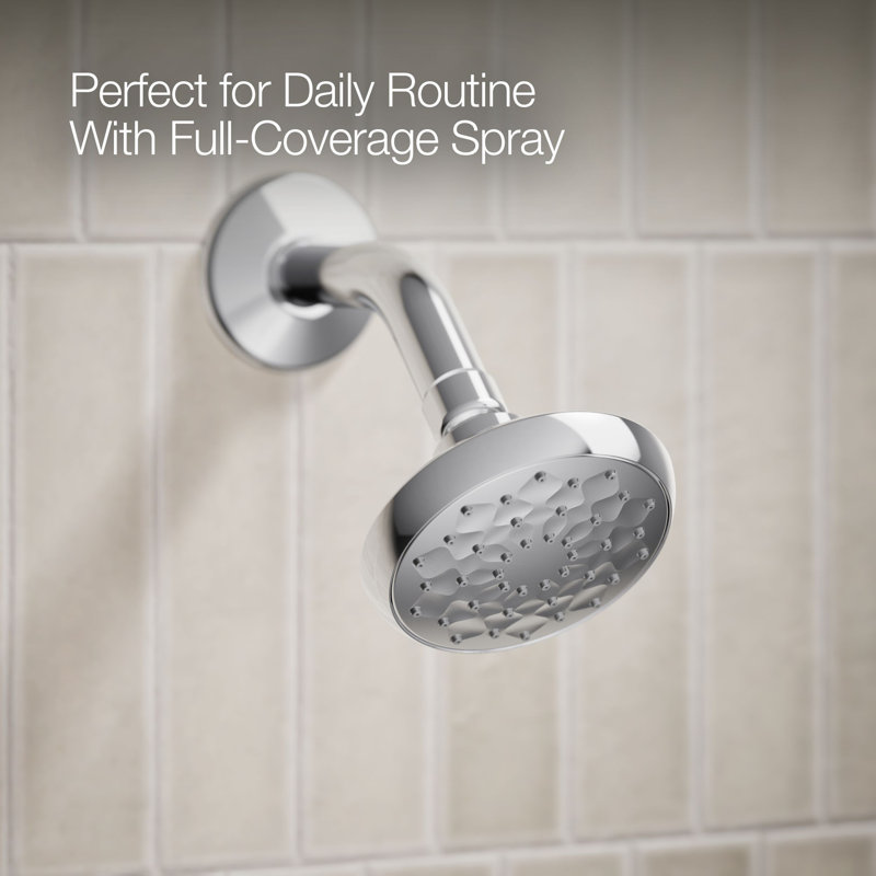 July Rite-Temp Bath And Shower Trim With Lever Handle, Slip-Fit Spout And 1.75 Gpm Showerhead, Polished Chrome