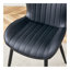 Chaise de salle à manger ergonomique avec coussins confortables et conception innovante pour une assise détendue