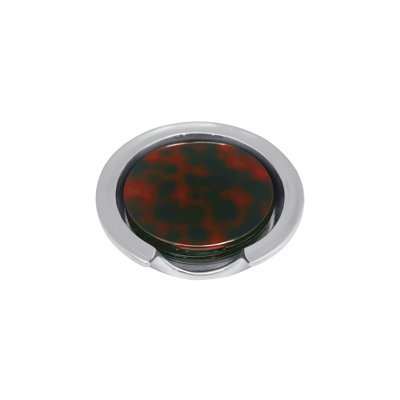 Signature Aluminum Round Coaster Set With Holder
