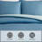 Eddie Bauer Connor Solid Channel Stitch Reversible Comforter Set-125385474-125385468