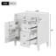 Meuble-lavabo de salle de bain de 30 po sans lavabo supérieur, armoire de rangement moderne avec 2 tiroirs et un tiroir rabattable (BASSIN INCLUS)-116234517-116234518