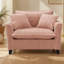 Fauteuil paresseux, fauteuil confortable pour une personne, avec dossier et coussin d'assise moelleux, avec accoudoirs des deux côtés, convenant au salon et à la chambre à coucher - Bleu-1333045156