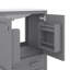 Meuble-lavabo moderne simple 30 po avec lavabo et tiroir-1026829815
