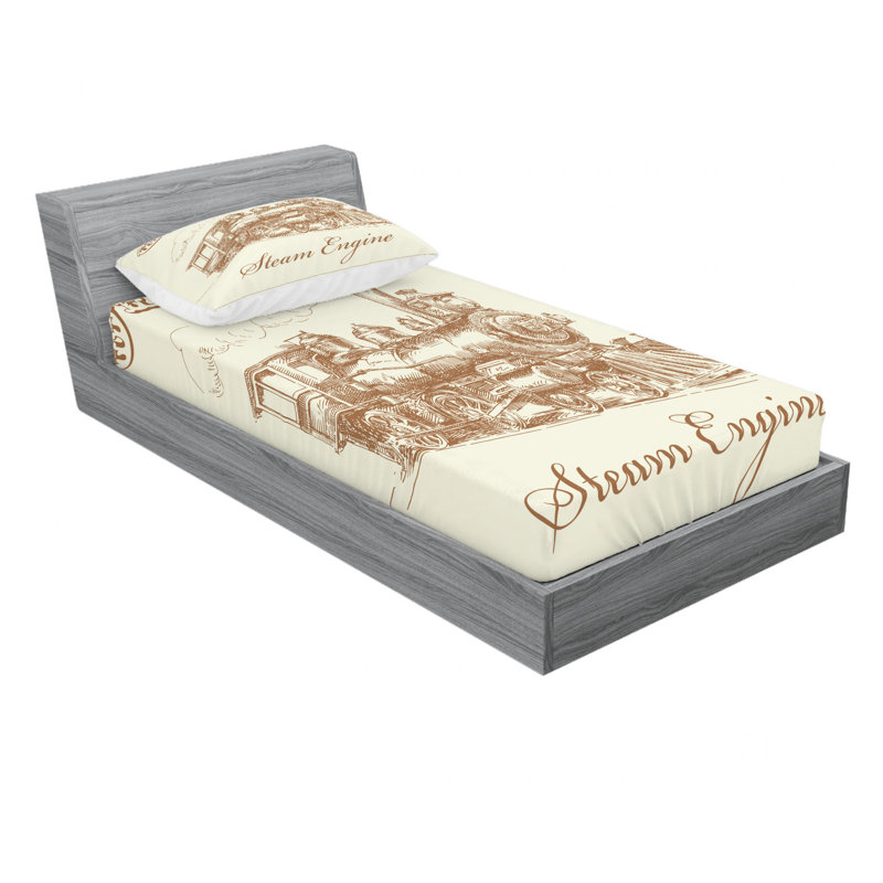 Ensemble de draps en dentelle, Taie d'oreiller pour lit simple, Mauve/jaune