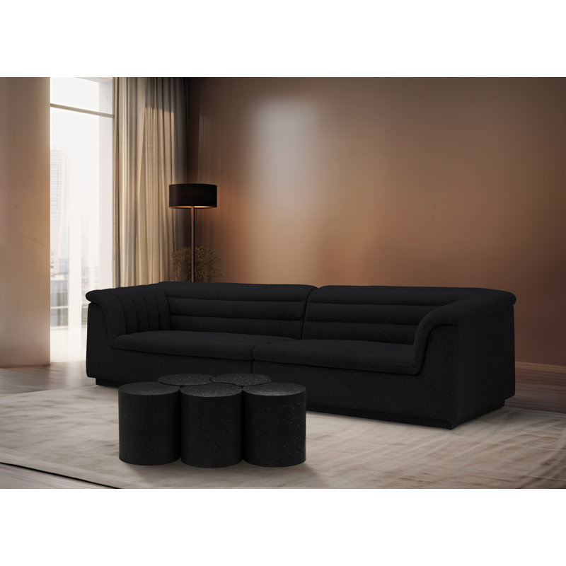 Ensemble de 5 tables de groupage Hylie, Noir