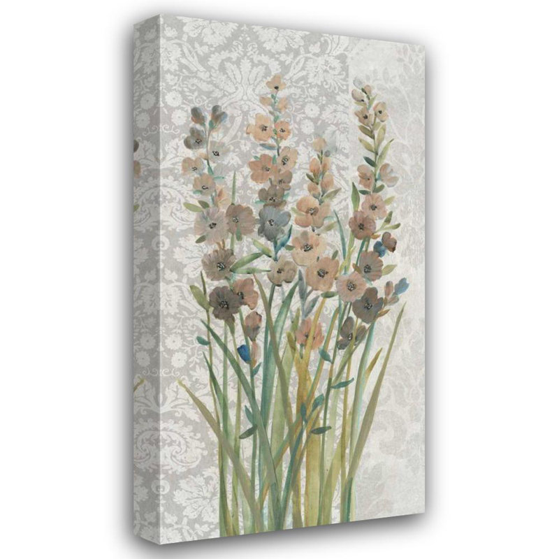 Art sur toile tendue avec tendres Art Gallery: Patch of Wildflowers II, H 48 po x l 26 po
