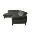 Victoria Upholstered Sleeper Corner Sofa with Ottoman-1717721932-1717721930