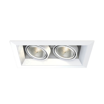 Ensemble de 2 lumières encastrées multiples 2 lumières