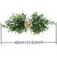 Couronne de verdure artificielle avec haricot vert olive-123374750