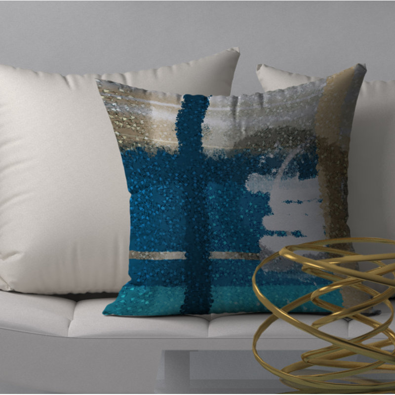  Housse de coussin carré et insert, H 20 po x l 20 po