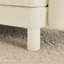 Repose-pieds Lucas - polyester - beige-243658052-243658055