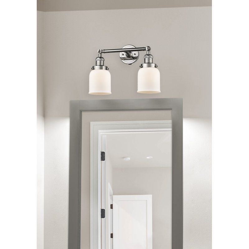 Latta 2 - Light Dimmable Vanity Light, Clear, Incandescent, Polished Chrome