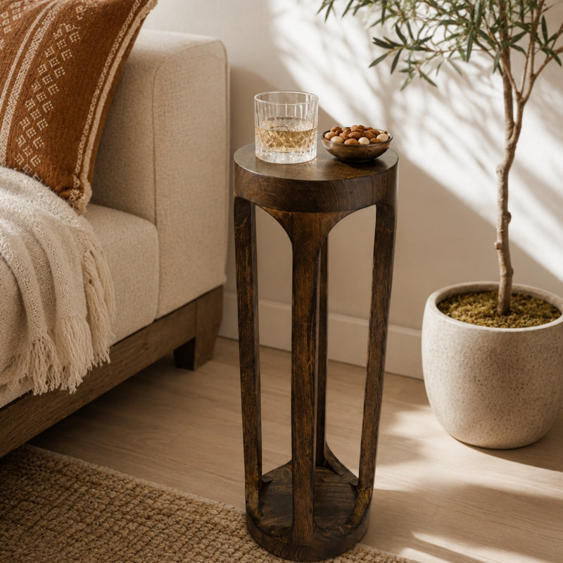 Table d'appoint en bois Mango