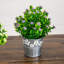 8 po Ensemble de 3 plantes à fleurs artificielles en pot de marguerite décorative-1578189946