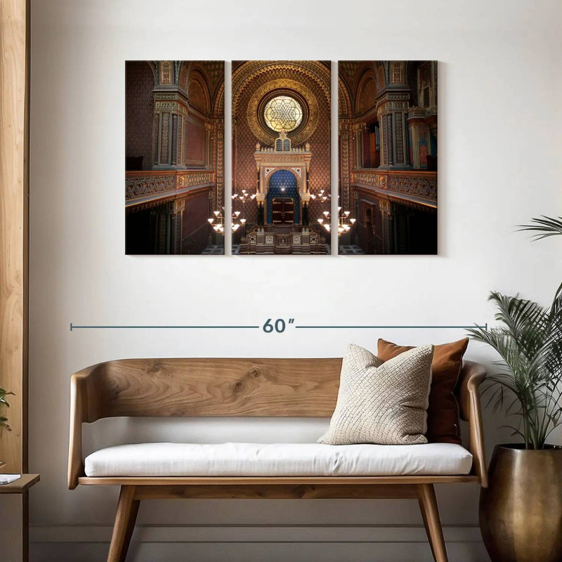Synagogue espagnole, H 28 po x l 45 po