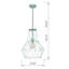 Luminaire suspendu simple à hauteur réglable
