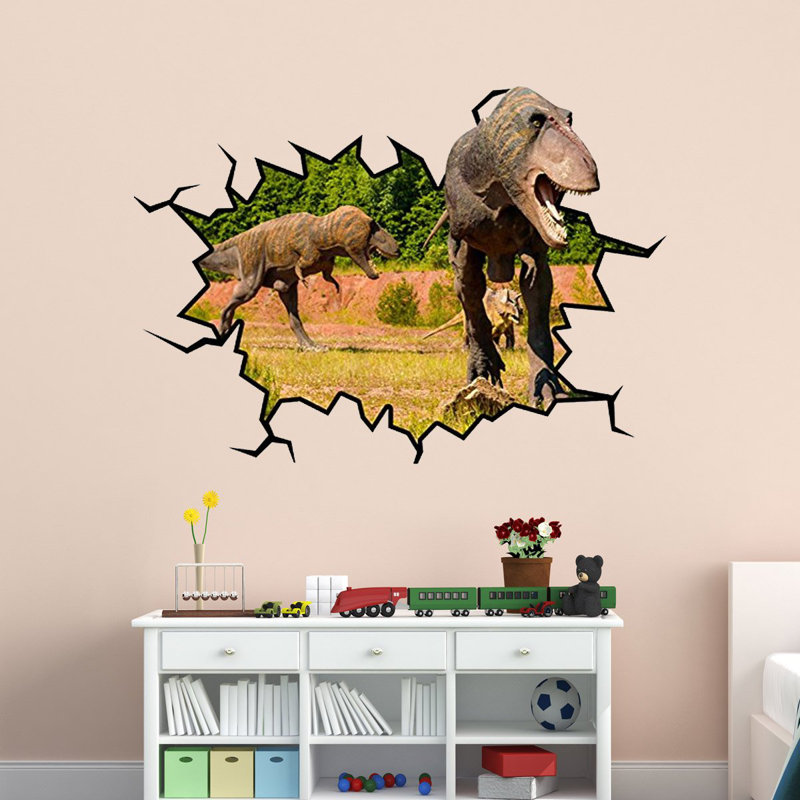 Animals Wall Decal, 24" H x 30" W x 0.01" D