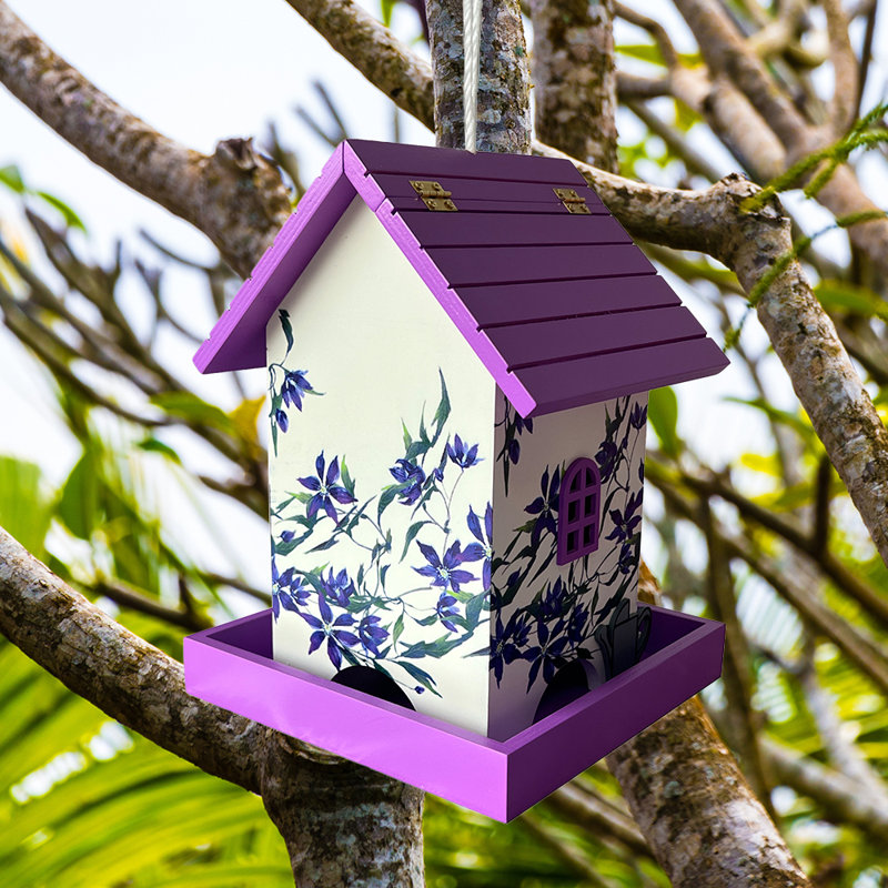 Homestyle Bird Feeder - Goldfinch & Clematis Print