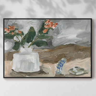 " Vase Of Pink Flowers III "