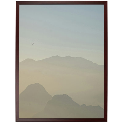 20x27 Picture Frame Black Corporate Thin Style 72048 , 0.75 Inch MDF Moulding , Includes Acrylic and Backing , Wall Display Frame for Art, Posters, or Photos 