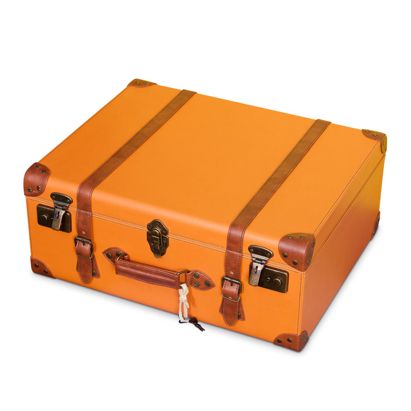 Vintage Style Towel Crate, Amber