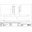 61cm H x 102cm W Surface Mount Pair Door Hinges