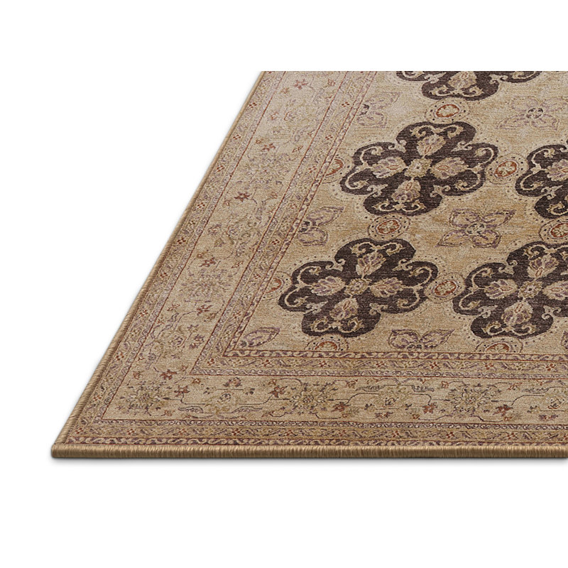 Tapis beige Malthe, Rectangle 7 pi x 10 pi