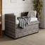 Lit de jour gigogne rembourré, lit simple et 3 tiroirs de rangement, canapé-lit en tissu de chenille pour chambre d'amis, salon, cadre de lit de jour moderne peu encombrant, aucun sommier nécessaire-849301007