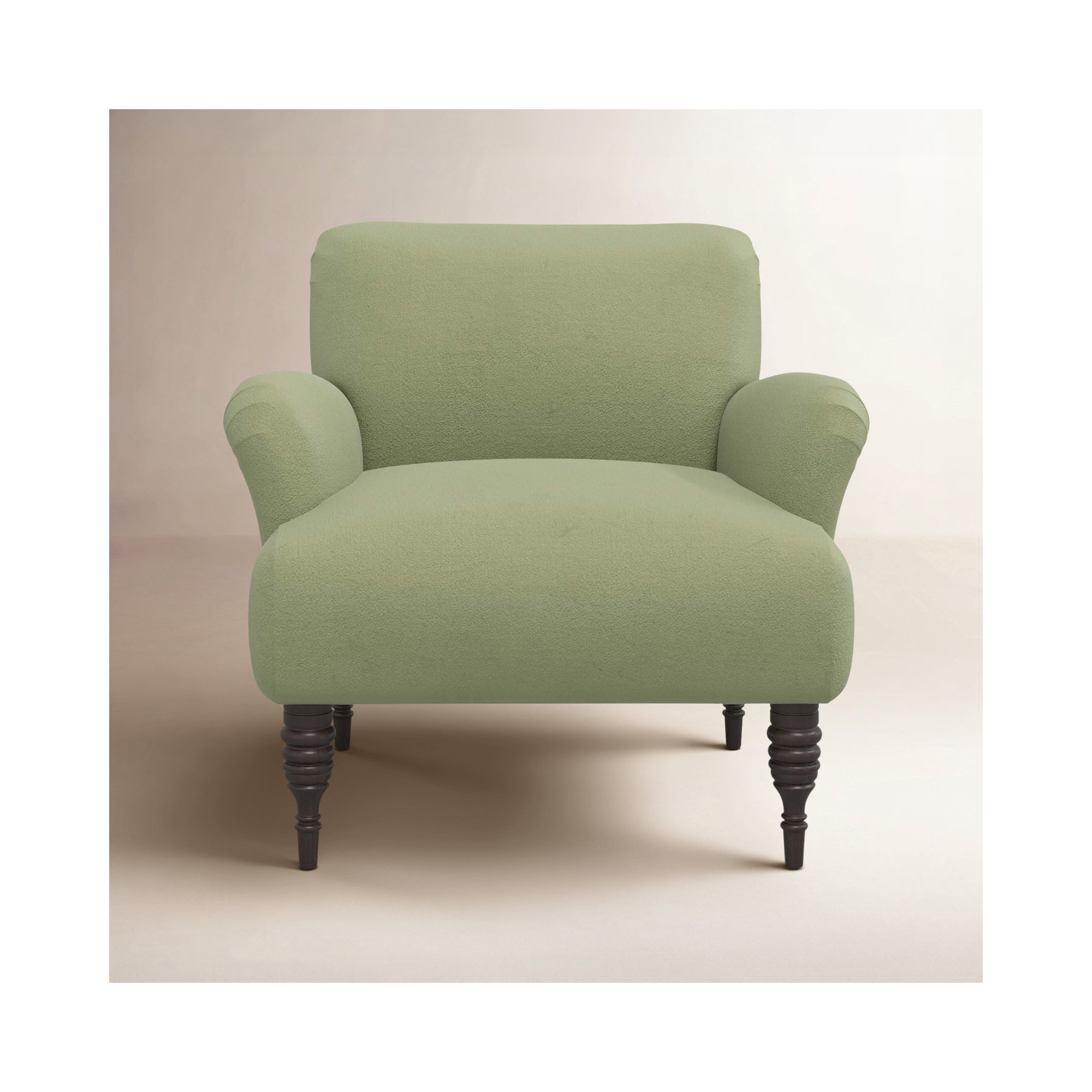 Allura Upholstered Armchair, Classic Spring Velvet