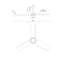 Owens LED Downrod Ceiling Fan