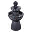 Pedestal Fountain with Lights